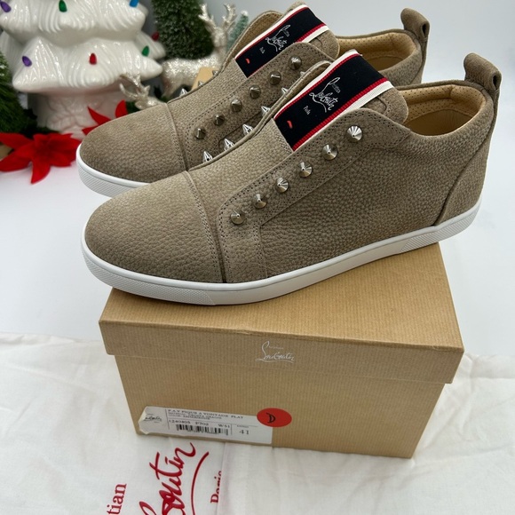 Christian Louboutin Mens FAV vontade sneakers size 41 made in Italy - Picture 5 of 11